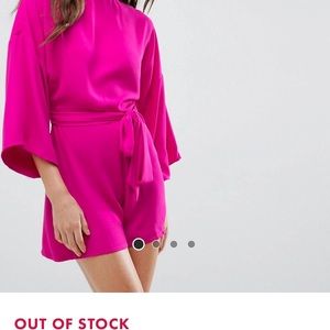 ASOS magenta romper